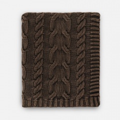 Плед Hygge, коричневый