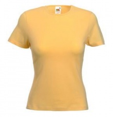  "Lady-Fit Crew Neck T", _S, 95% /, 5% , 210 /2