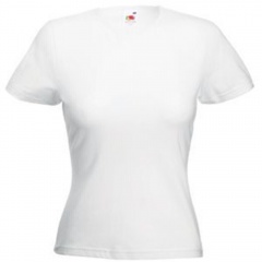  "Lady-Fit Crew Neck T", _XS, 95% /, 5% , 200 /2