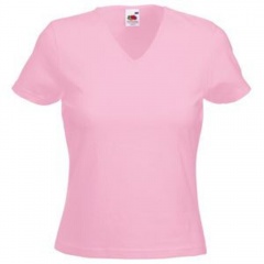  "Lady-Fit V-Neck T", -_XL, 95% /, 5% , 210 /2