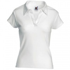  "Lady-Fit Rib Polo", _S, 100% /, 210 /2