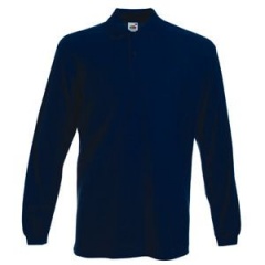  "Long Sleeve Polo", -_2XL, 100% /, 180 /2