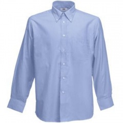  "Long Sleeve Oxford Shirt", -_XL, 70% /, 30% /, 135 /2