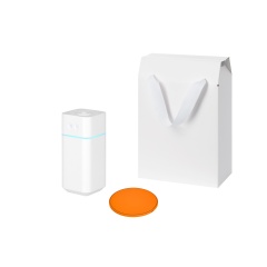 Подарочный набор Cloud NEO, Auris, оранжевый (увлажнитель воздуха, зарядное устройство)