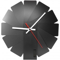   Transformer Clock. Black & Black