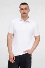 Рубашка поло унисекс Senti, белая