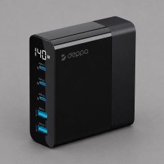 �������� ������� 3xUSB Type-C, 2xUSB, PD, QC, 140��