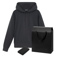 Набор с одеждой ALEX (худи, аккумулятор), черный, M