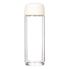 Бутылка стеклянная с двойными стенками Bianca, белая