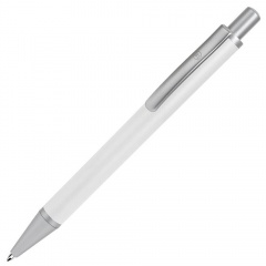 CLASSIC, ручка шарикова¤, белый/серебристый, металл
