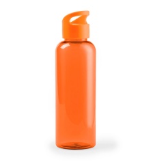 Ѕутылка дл¤ воды LIQUID, 500 мл; 22х6,5см, оранжевый, пластик rPET