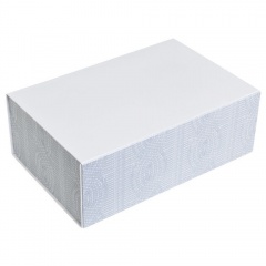  оробка подарочна¤ "Irish"  складна¤,  белый,  20*30*11  см,  кашированный картон, тиснение
