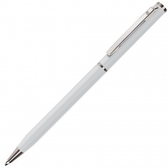SLIM, ручка шарикова¤, белый/хром, металл