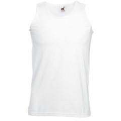 Майка мужская "Athletic Vest", белый_2XL, 100% хлопок, 160 г/м2