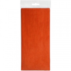 Упаковочная бумага "Тишью", оранжевый  10 листов в упаковке, размер листа 50*75 см
