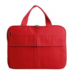 Конференц-сумка "Тодес" с отделением для ноутбука, красный, 40*30*2,5 см; полиэстер 600D; шелкогр