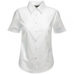  "Lady-Fit Short Sleeve Oxford Shirt", _XL, 70% /, 30% /, 130 /2