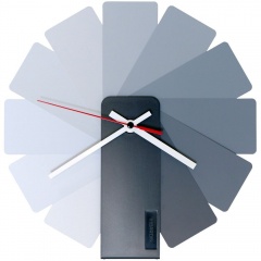   Transformer Clock. Black & Monochrome