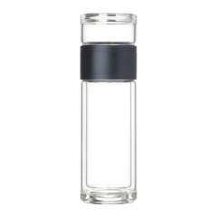 Бутылка стеклянная с двойными стенками Terso, синяя