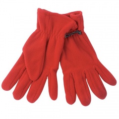 Перчатки "Monti", женский размер, красный, флис, 200 гр/м2