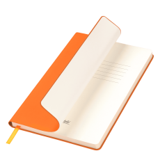 Ежедневник Spark недатированный, оранжевый (с упаковкой, со стикерами)